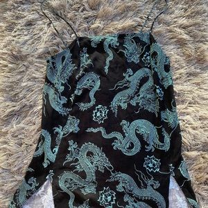 Princess Polly Motel Tista Dragon Mini Dress